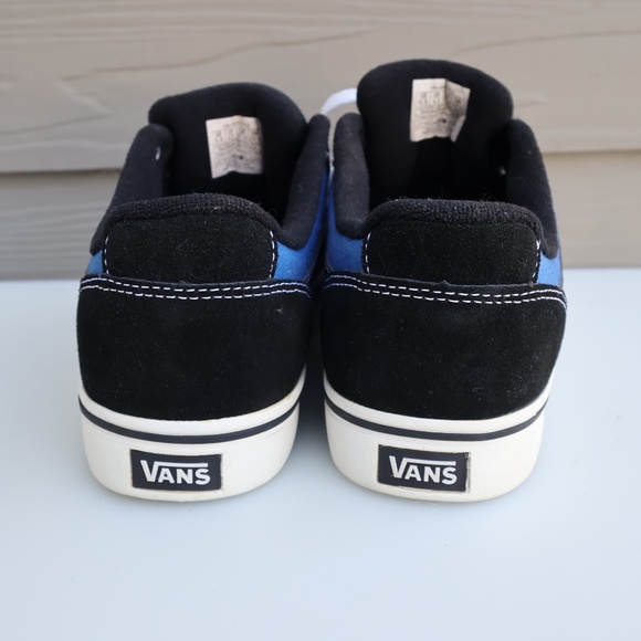Vans Old Skool Blue Black Sneakers Youth Size 5.5 - Picture 4 of 10